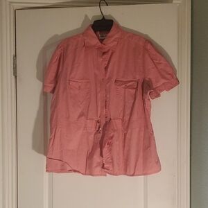 Women's Pink Short Sleeve Shirt